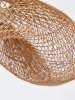  Nowoczesna rustykalna lampa wisząca z plecionego rattanu dekoracyjna kulista boho KADIN 0828150 BIZZOTTO King Home